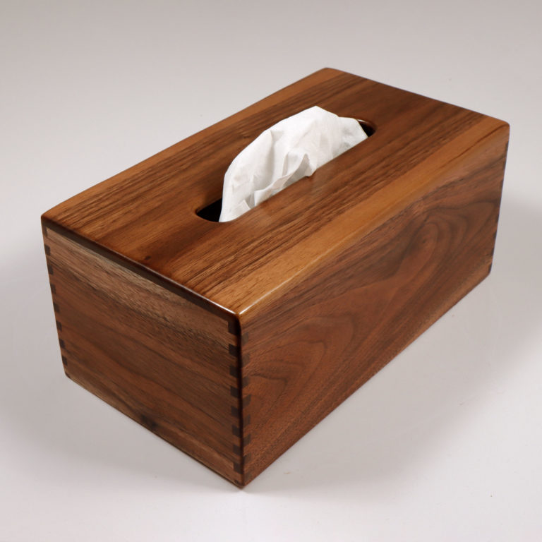 Solid Texas Black Walnut - Handmade Tissue / Kleenex Box Cover Holder ...