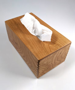 wooden rectangular tissue box cover